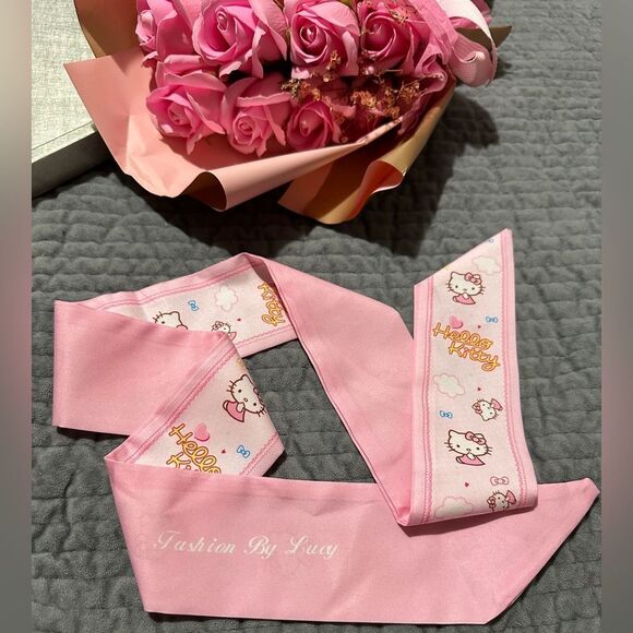 Pink Hello Kitty Hair Ribbon Headband – Fashion By Lucy - Picture 5 of 17
